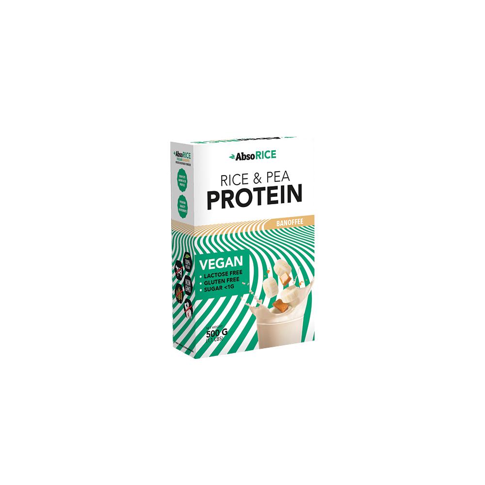 Absorice Banoffee Szójamentes és Gluténmentes Vega Fehérjepor 500g