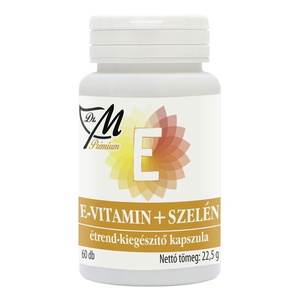 Dr. M E-vitamin + szelén tabletta 60db