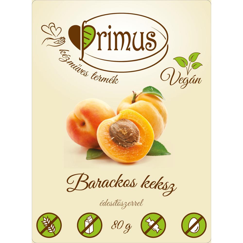 Primus paleo keksz barackos 80 g
