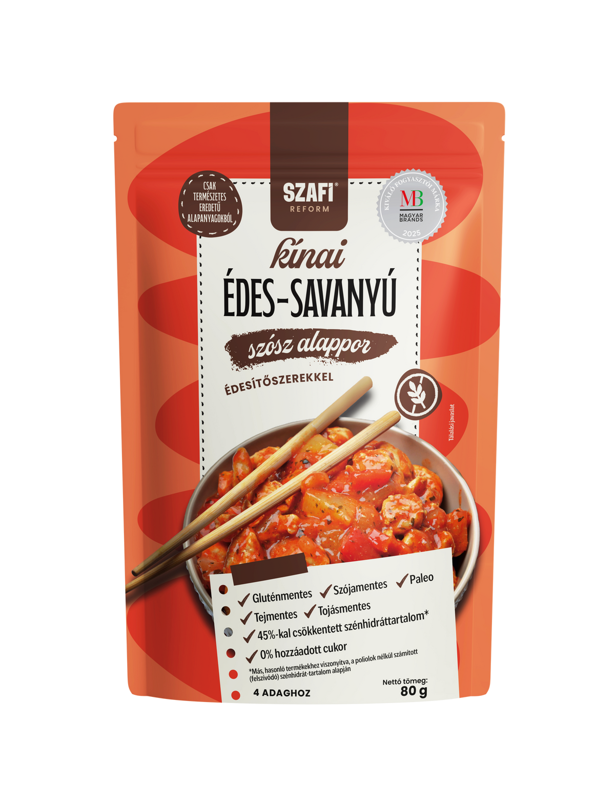 Szafi Reform Kínai édes-savanyú csirke alap (gluténmentes) 80 g