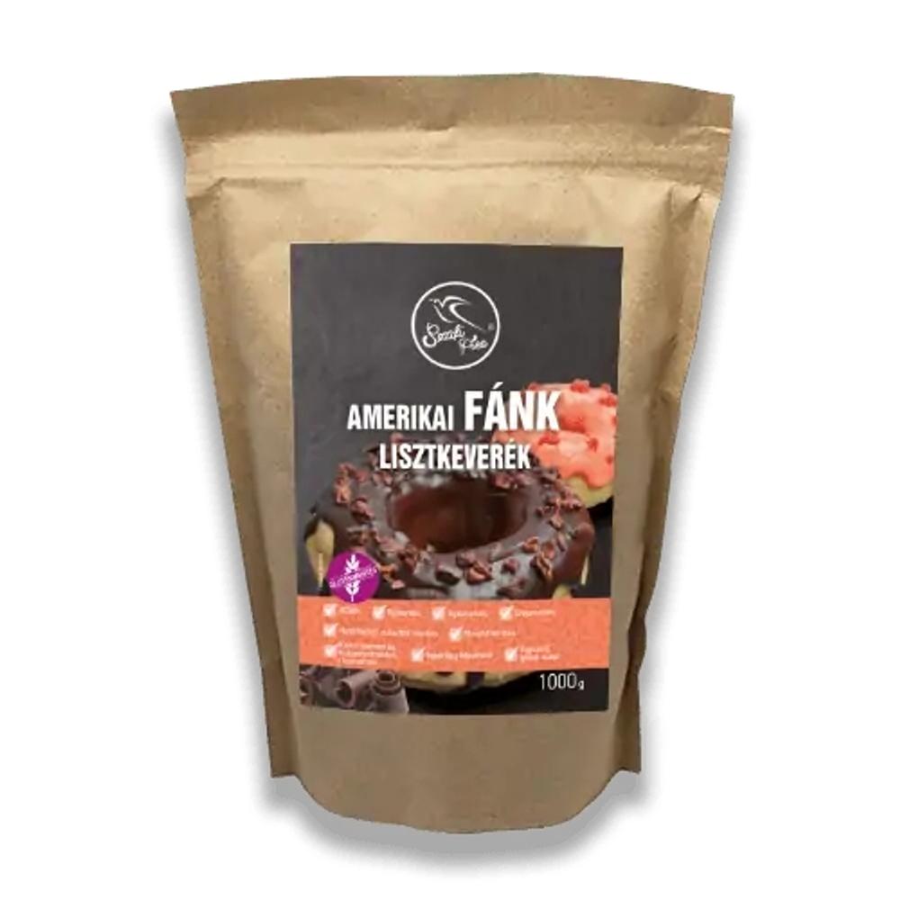 Szafi Free amerikai fánk lisztkeverék (gluténmentes, tejmentes, tojásmentes, élesztőmentes) 1000 g