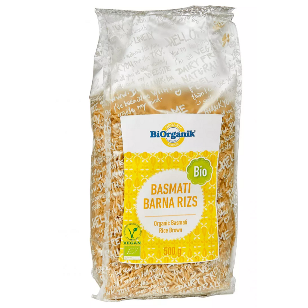 BIO Basmati barnarizs 500 g