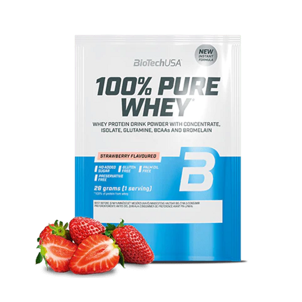 Biotech USA ISO Whey Zero laktózmentes fehérjepor (Eper) 25 G