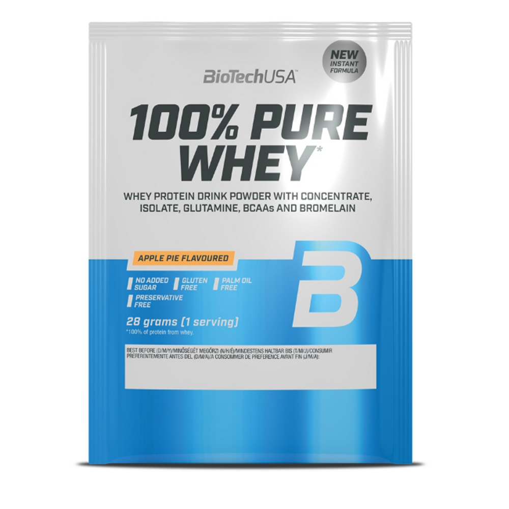 Biotech 100% Pure Whey almás pite 28g