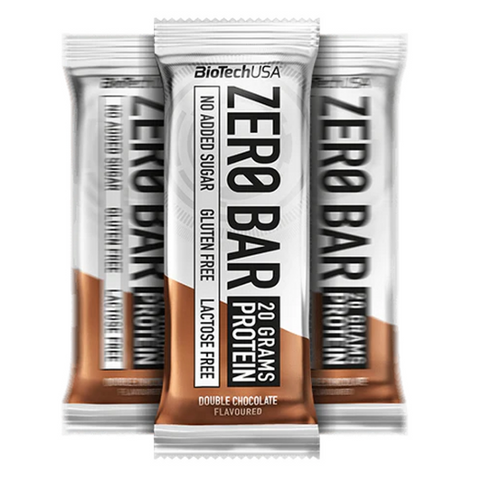 ZeroBar fehérjeszelet dupla csokoládé 50 g