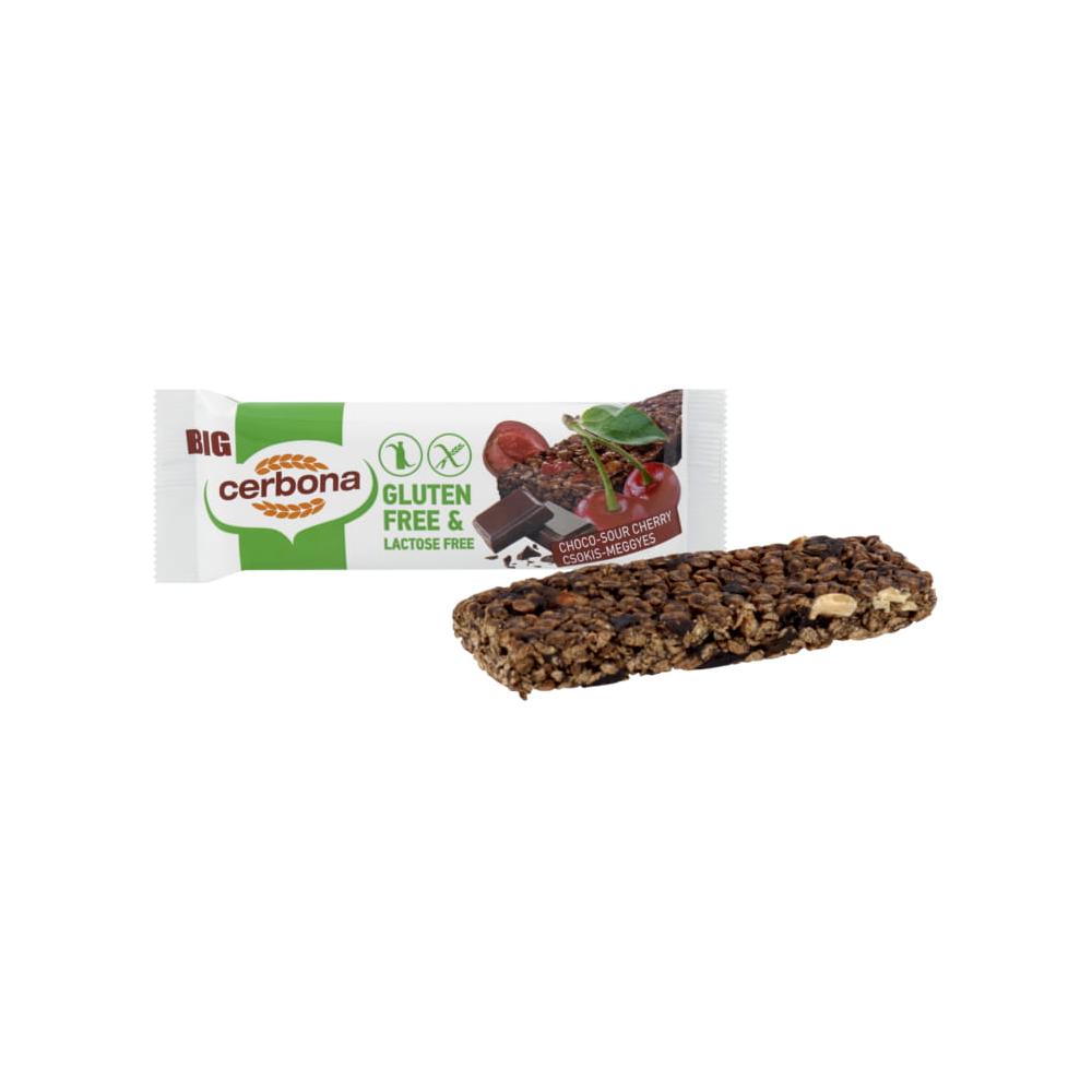 Cerbona gluténmentes szelet meggyes-csokis 35 g