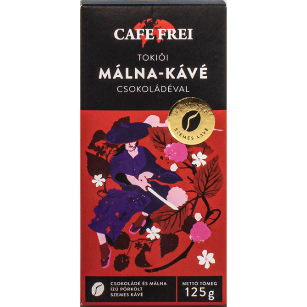 Cafe Frei tokiói csokis-málna szemeskávé 125g