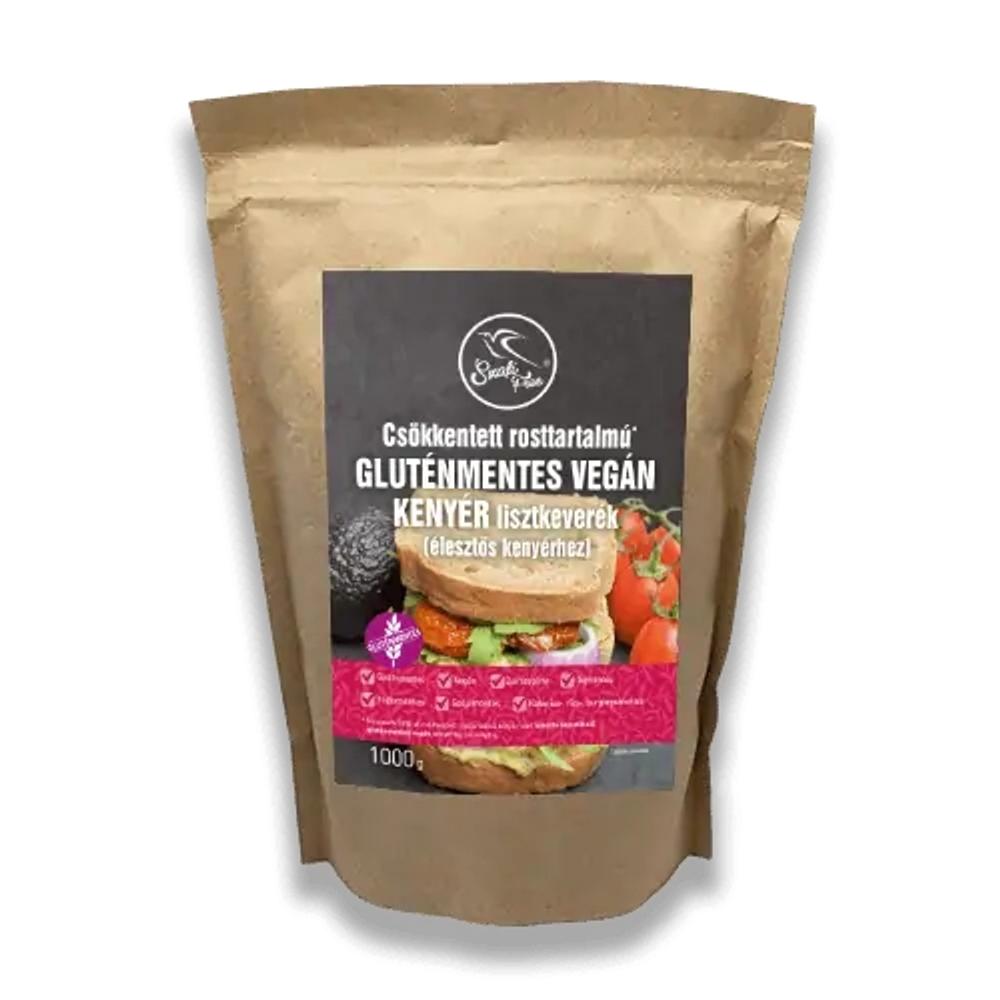 Szafi Free csökkentett rosttartalmú gluténmentes vegán kenyér lisztkeverék (élesztős kenyérhez) 1000 g
