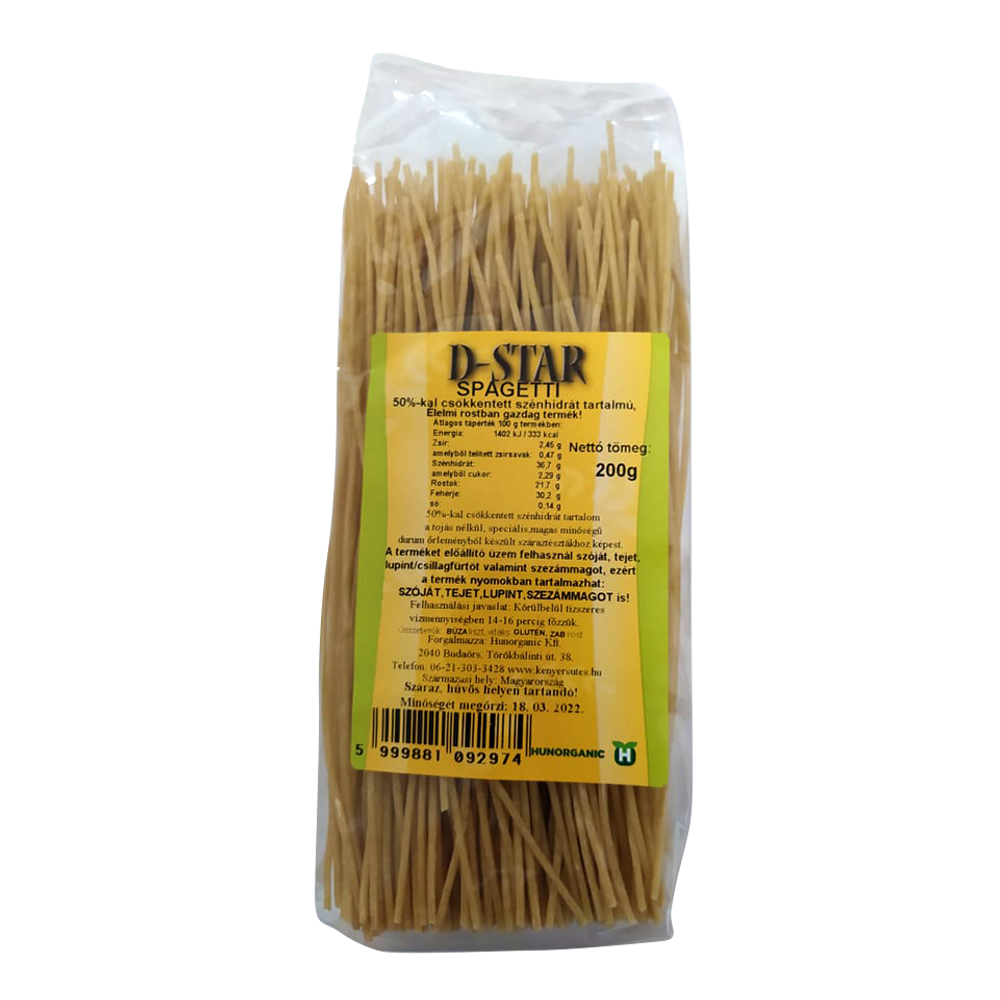 D-STAR SPAGETTI  tészta 200g