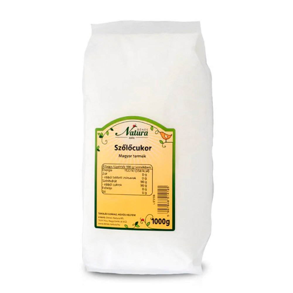 Dénes Natura szőlőcukor (glukóz-dextróz) 1 kg
