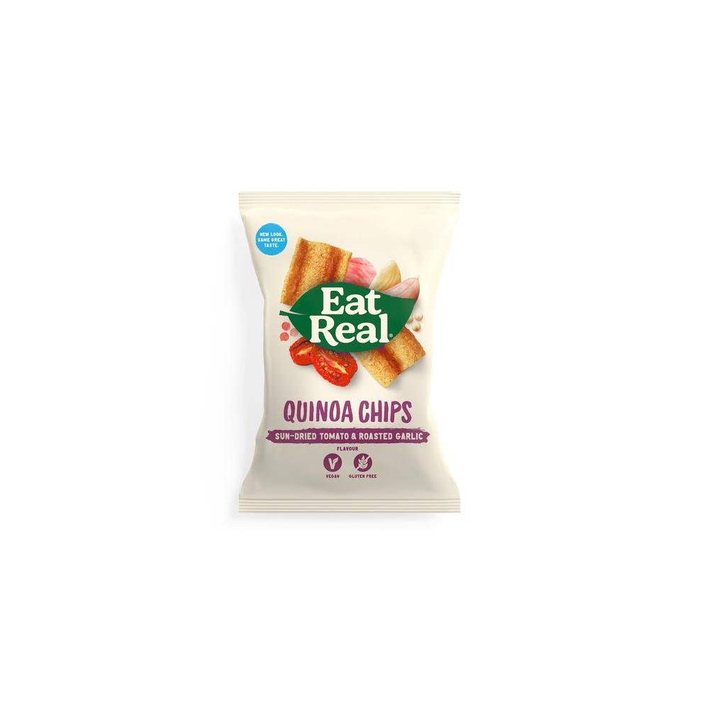 Eat real quinoa chips paradicsom sült fokhagyma 30g