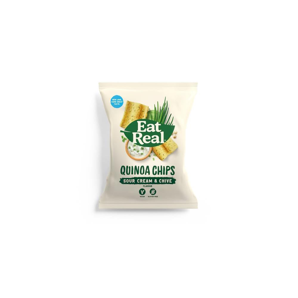 Eat real quinoa chips tejföl-snidling ízű 30g