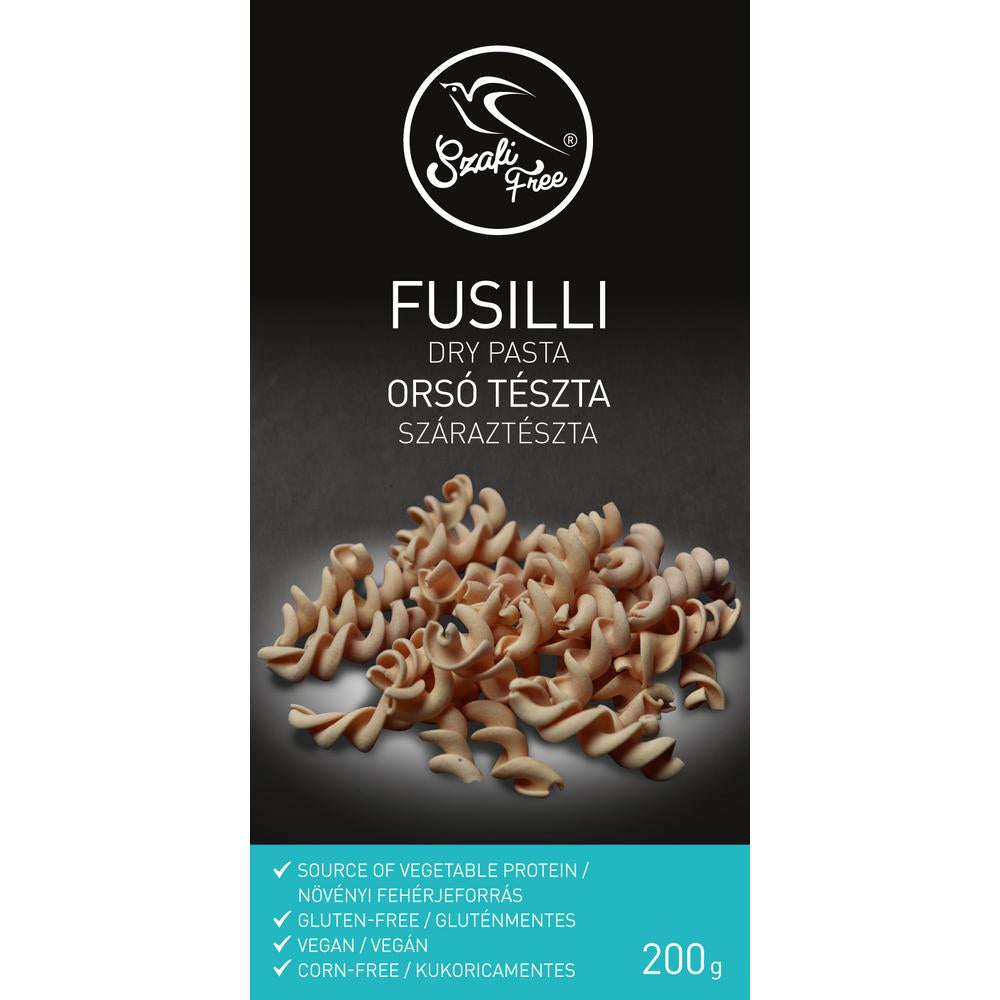 Szafi Free Orsó - Fusilli száraztészta (gluténmentes, vegán) 200g