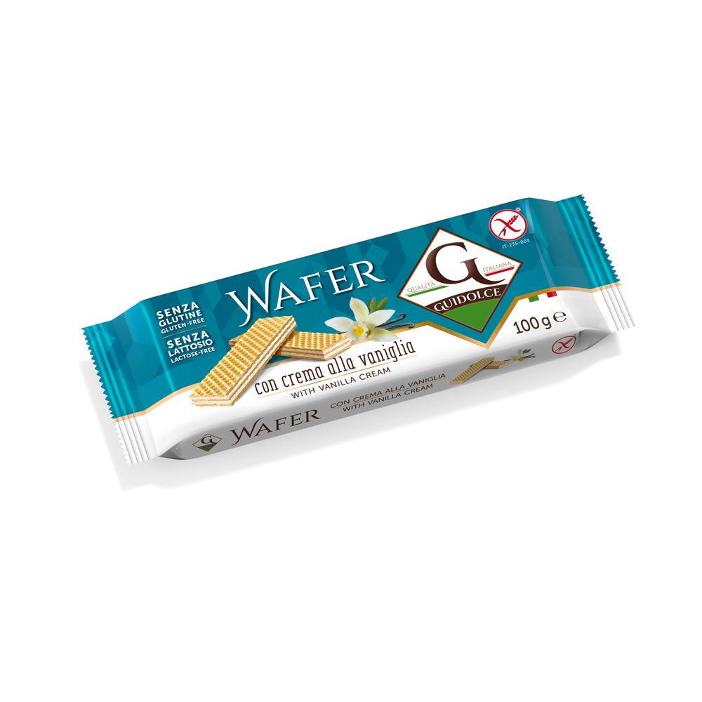 Guidolce WAFER vaníliás ostya glutén, laktózmentes 100 g