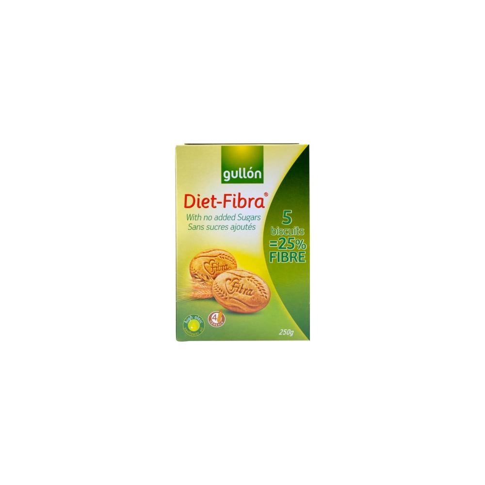 Gullon Diet Fibra rostos keksz (hozzádott cukormentes) 250 g