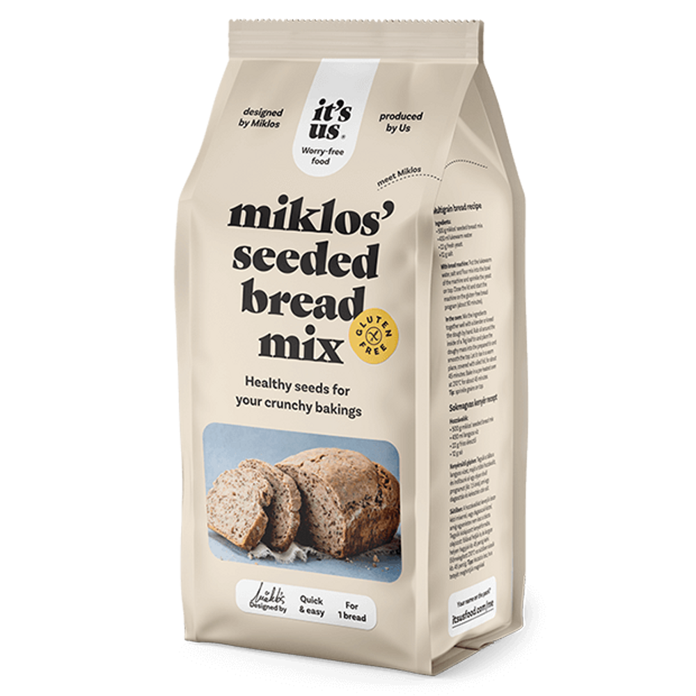 It's Us Miklos sokmagvas kenyér lisztkeverék 500 g
