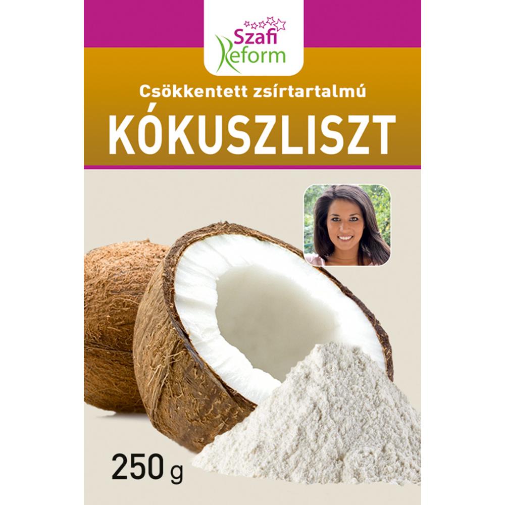 Szafi Reform csökkentett zsírtartalmú kókuszliszt 250 g