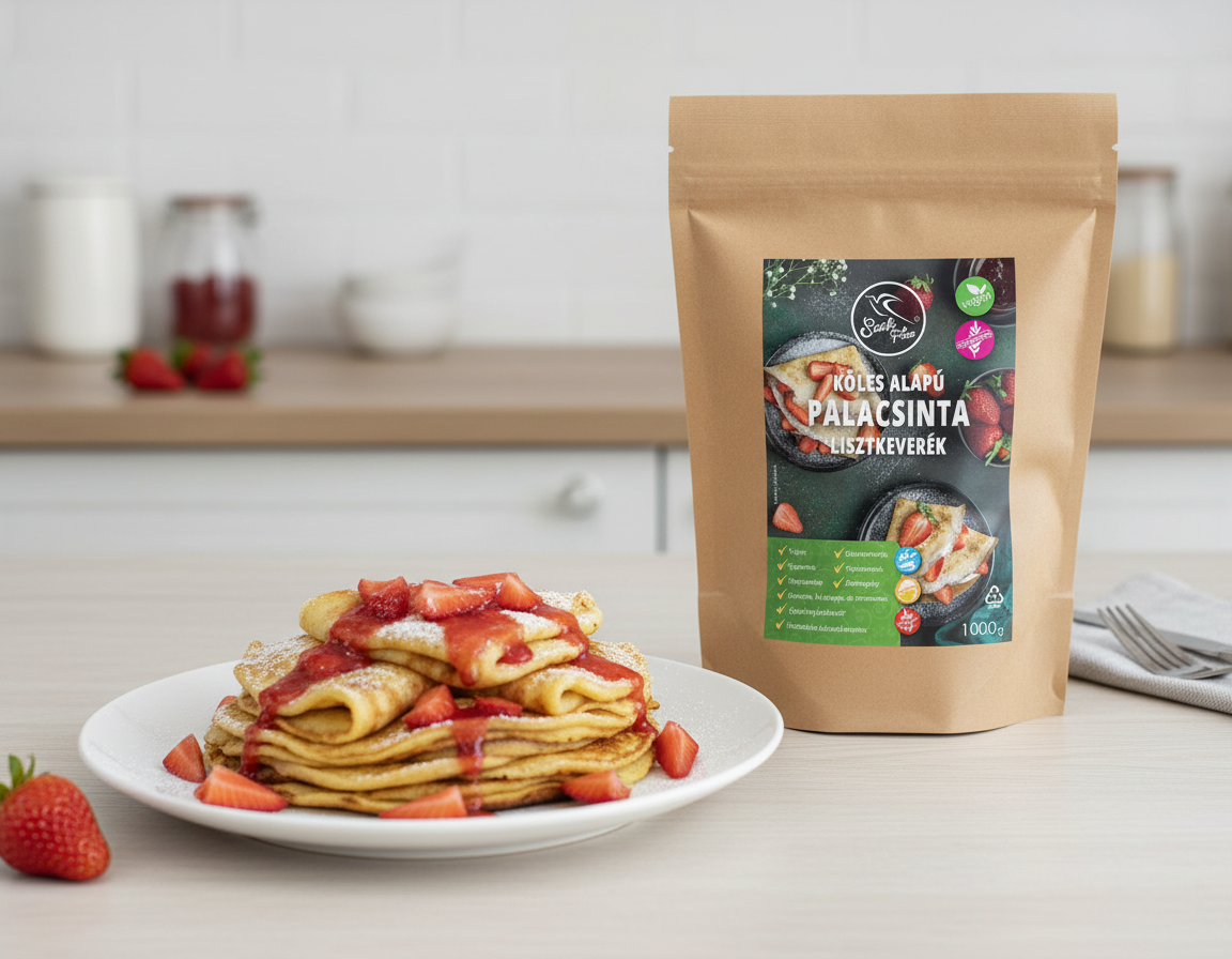 Szafi Free köles alapú palacsinta lisztkeverék (gluténmentes) 1000g