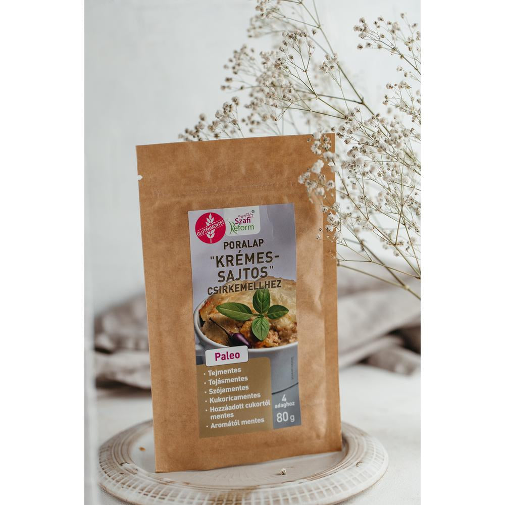 Szafi Reform Poralap "Krémes - sajtos" csirkemellhez (gluténmentes) 80 g