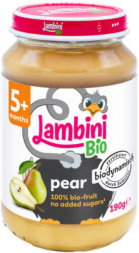 Lambini BIO Demeter Alma Körtével bébiétel 190g
