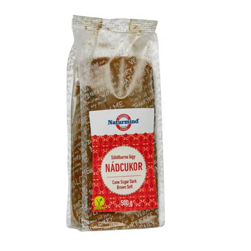 Naturmind lágy sötétbarna nádcukor 500 g