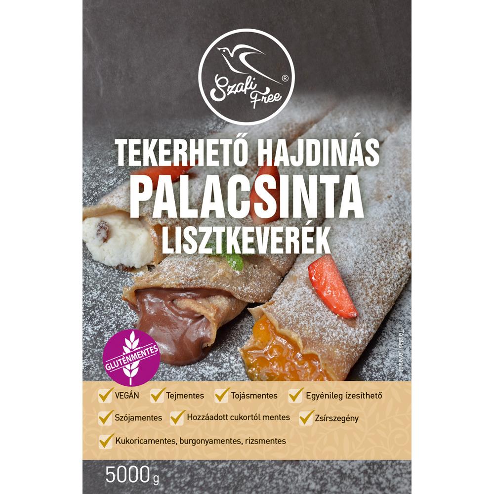 Szafi Free tekerhető Hajdinás Palacsinta lisztkeverék 5000 g (gluténmentes, tejmentes, tojásmentes, maglisztmentes, vegán)