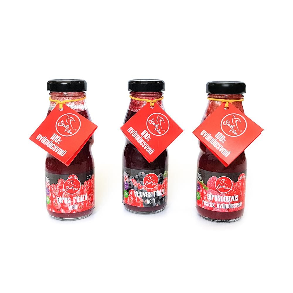 Szafi Free Pirosbogyós rostos gyümölcsvelő 200 ml