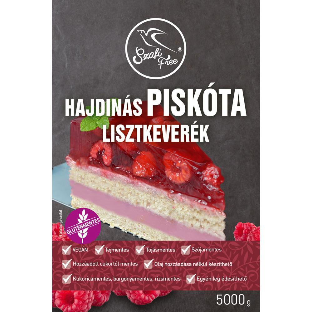 Szafi Free Hajdinás piskóta lisztkeverék 5000 g (gluténmentes, tejmentes, tojásmentes, maglisztmentes, zsírszegény, vegán)