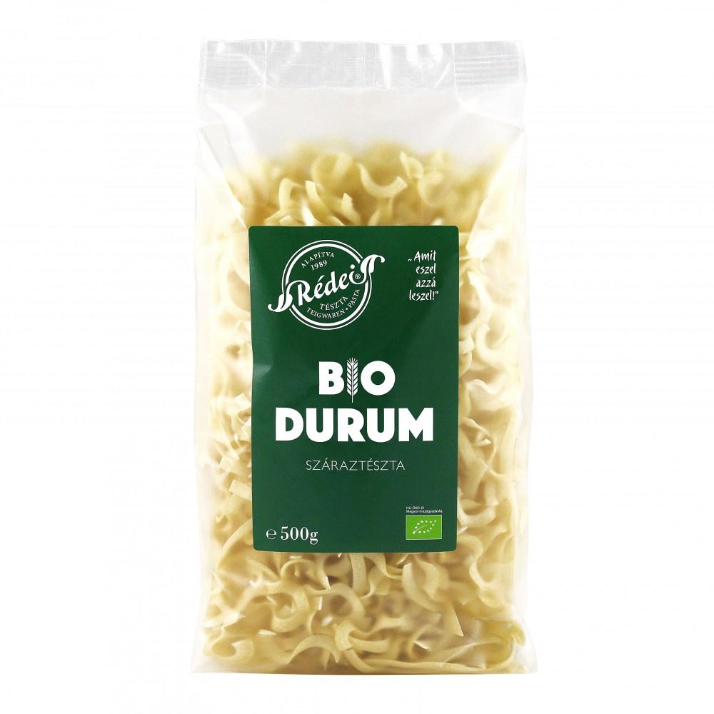 Rédei bio tészta durum fehér szélesmetélt (tojásmentes, vegán) 500 g