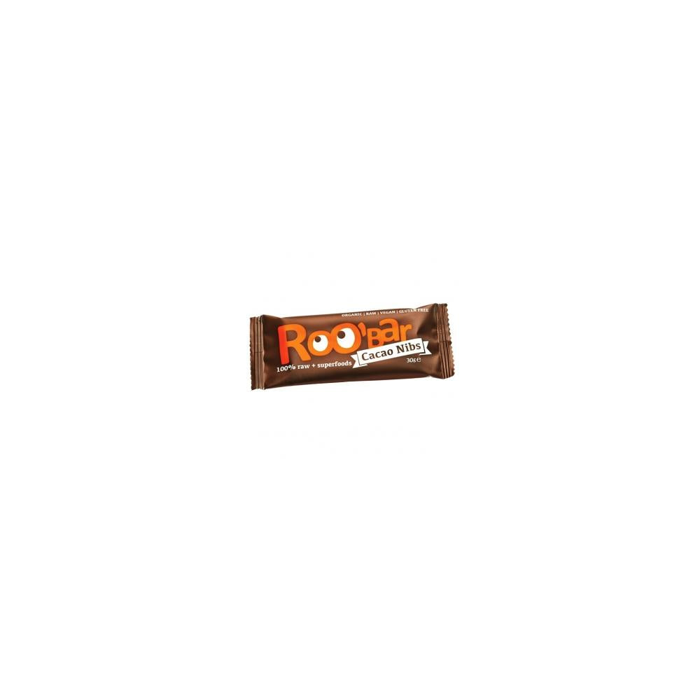 Roobar Bio gyümölcsszelet mandula-kakaó (paleo, vegán, gluténmentes) 30 g
