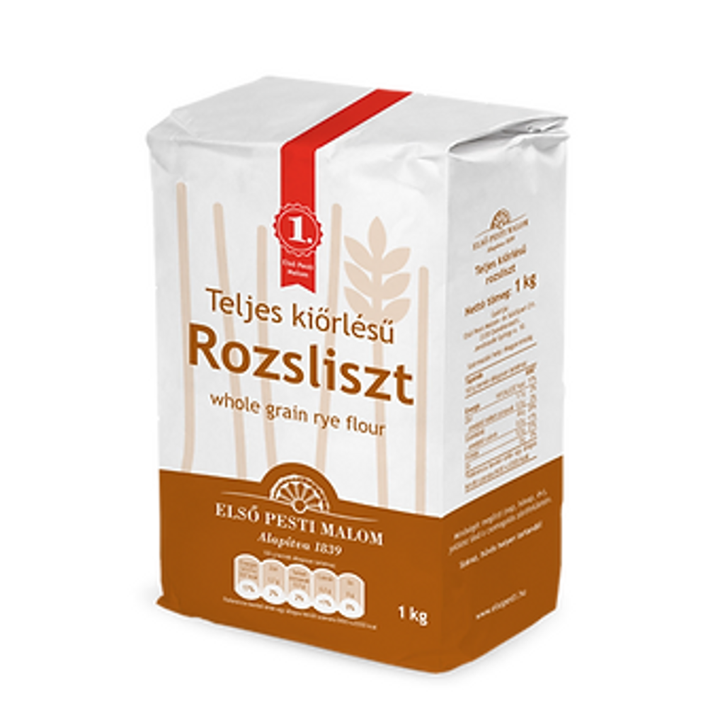 Első pesti rozsliszt RL-125 sötét 1000 g
