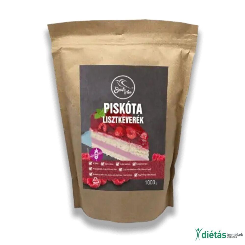 Szafi Free Hajdinás piskóta lisztkeverék 1000 g (gluténmentes, tejmentes, tojásmentes, maglisztmentes, zsírszegény, vegán)