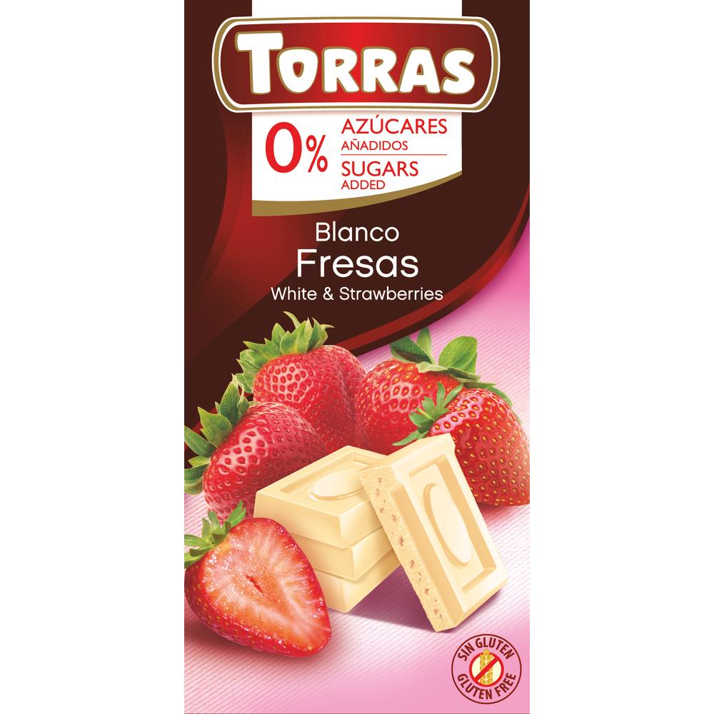 Torras Epres fehércsokoládé hozzáadott cukor nélkül 75 g