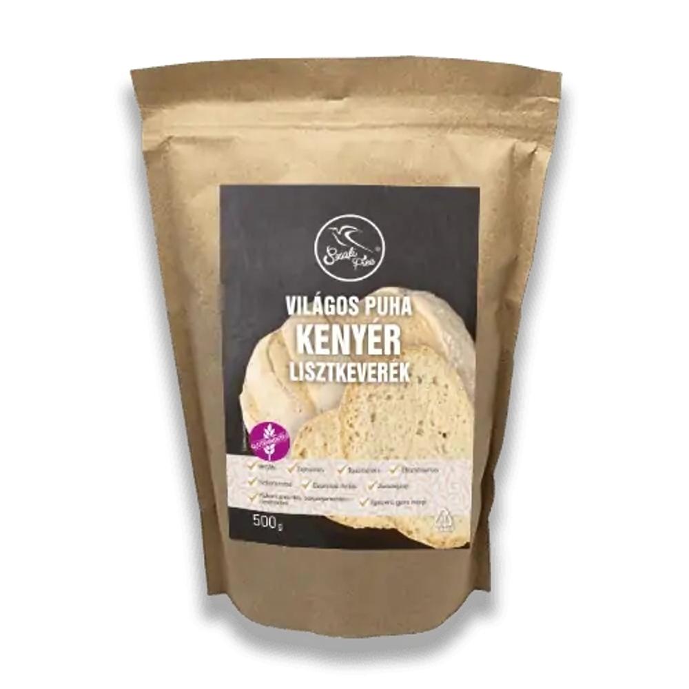 Szafi Free Világos puha kenyér lisztkeverék 500 g (gluténmentes, tejmentes, tojásmentes, maglisztmentes, élesztőmentes, szójamentes, kukoricamentes)