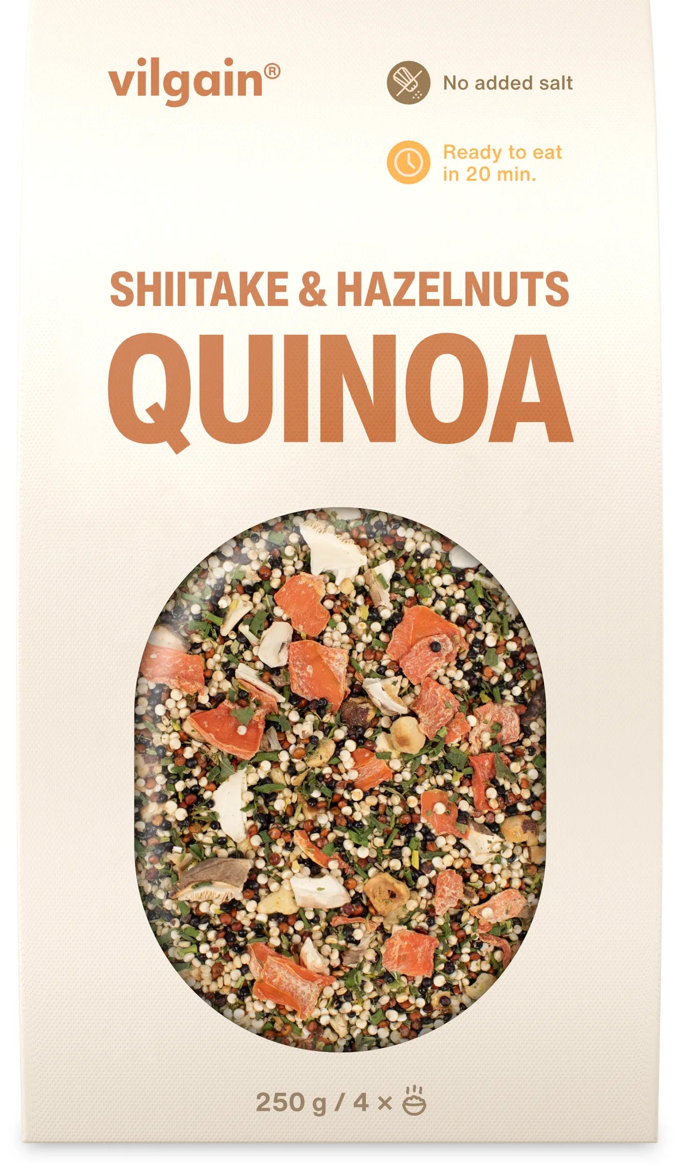 Vilgain Quinoa shiitake gombával és mogyoróval 250g