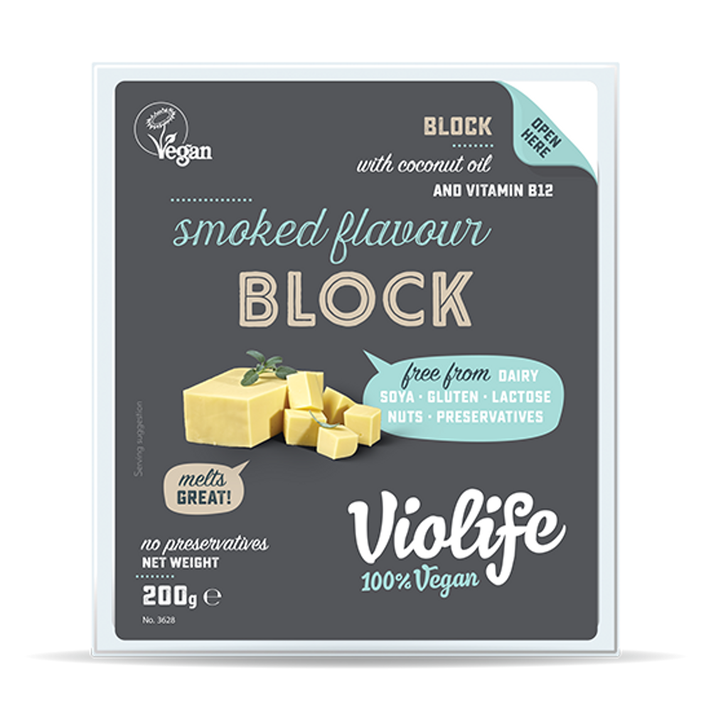 Violife vegán füstölt ízesítésű tömb 200g