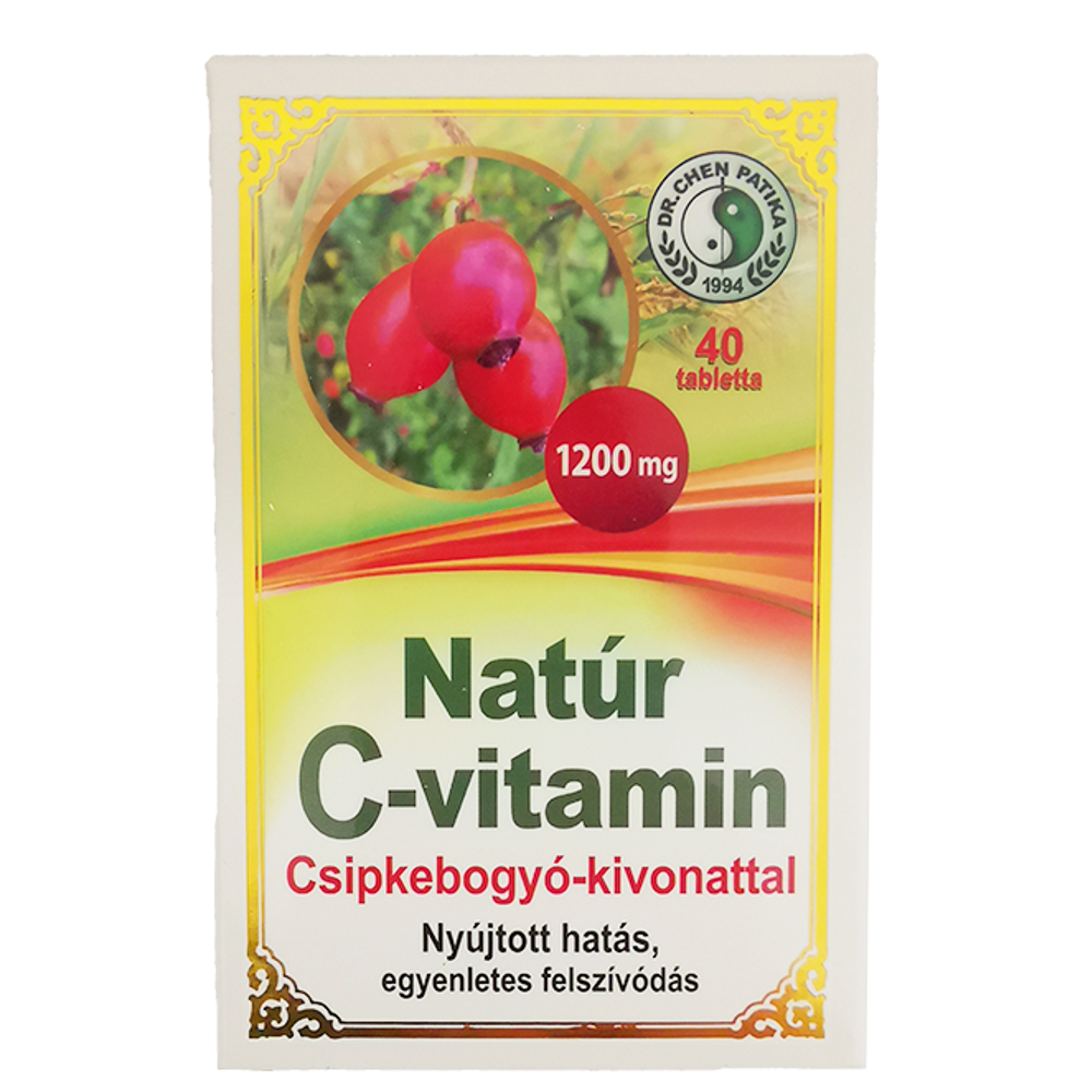 Dr. Chen C-vitamin csipkebogyó kivonattal 40 db