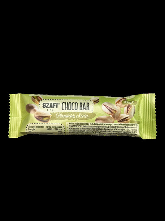Szafi Life Choco bar Pisztáciás szelet 30g (gluténmentes)