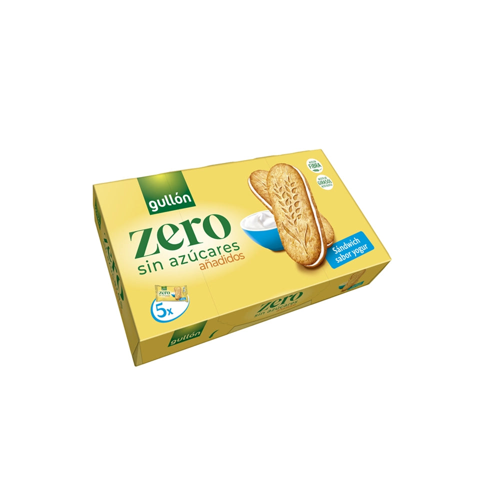 Gullon Joghurt ízesítésű reggeli szendvics keksz (hozzáadott cukormentes) 220 g