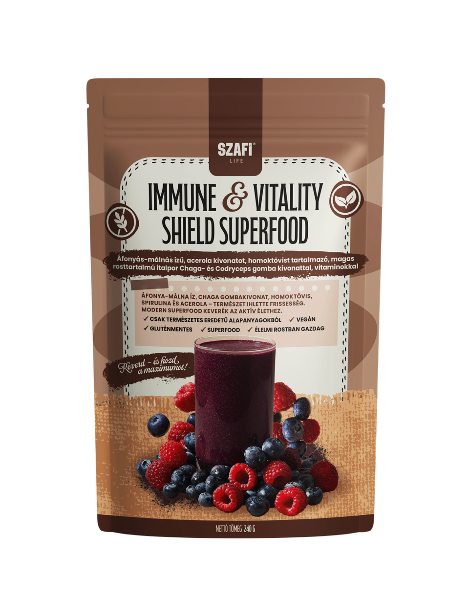 Szafi Life Immune & Vitality Shield superfood 240g (gluténmentes)