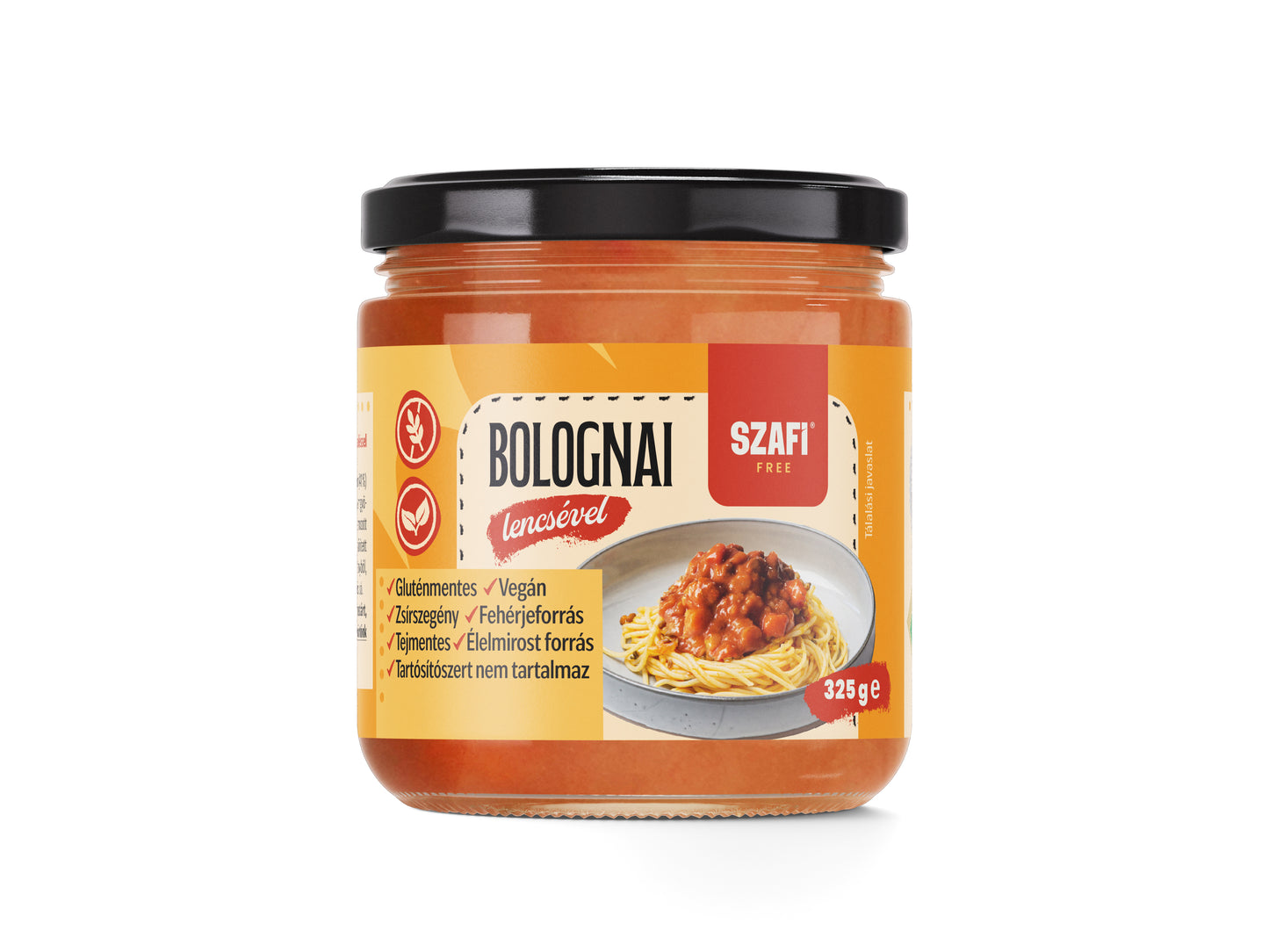 Szafi Free Bolognai lencsével (gluténmentes, vegán) 325g