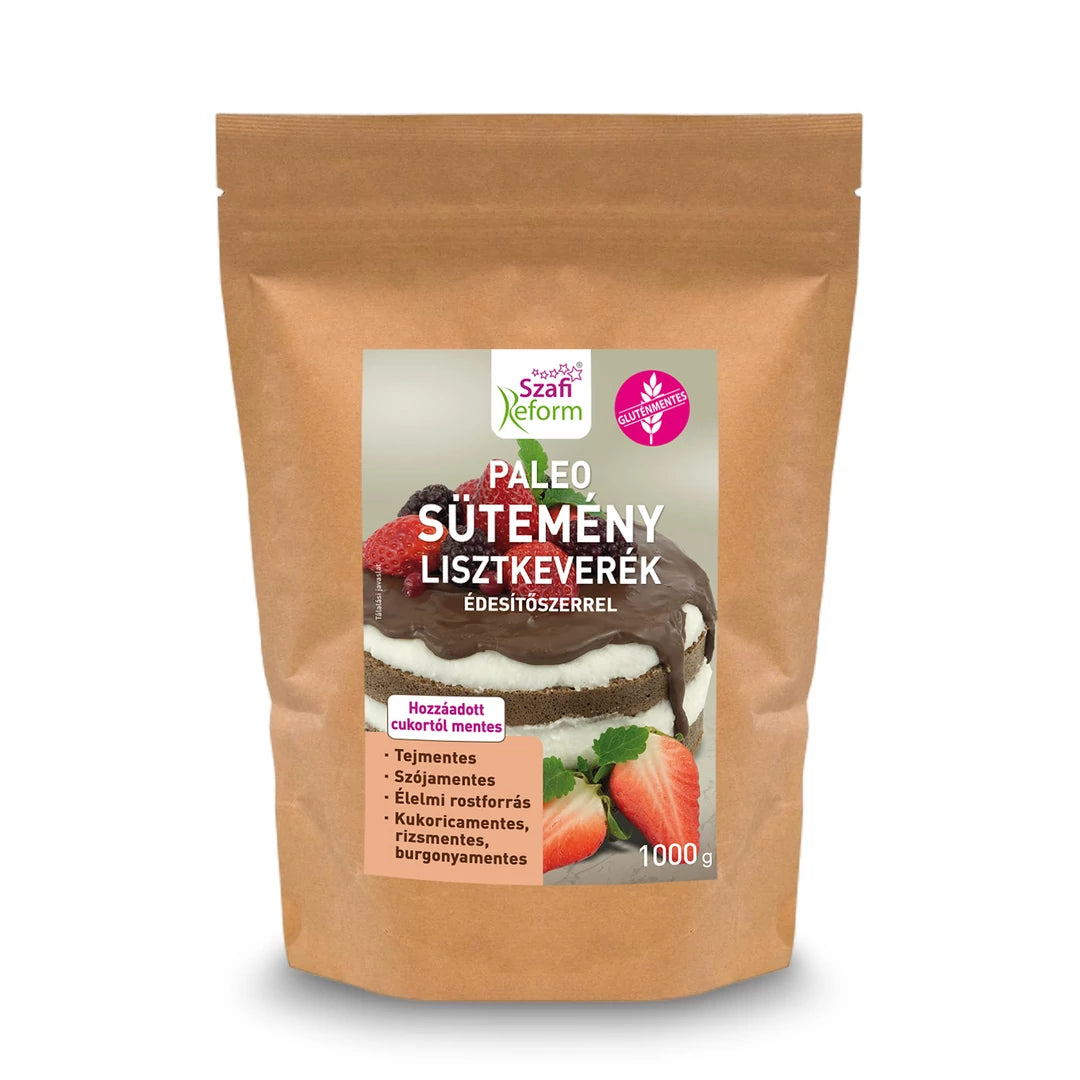 Szafi Reform Paleo sütemény lisztkeverék édesítőszerrel (gluténmentes) 1000 g