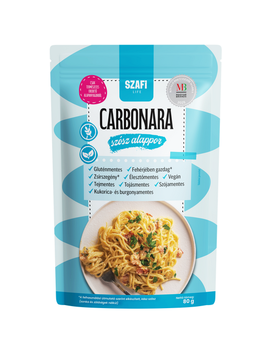 Szafi Life Carbonara alap (gluténmentes) 80g
