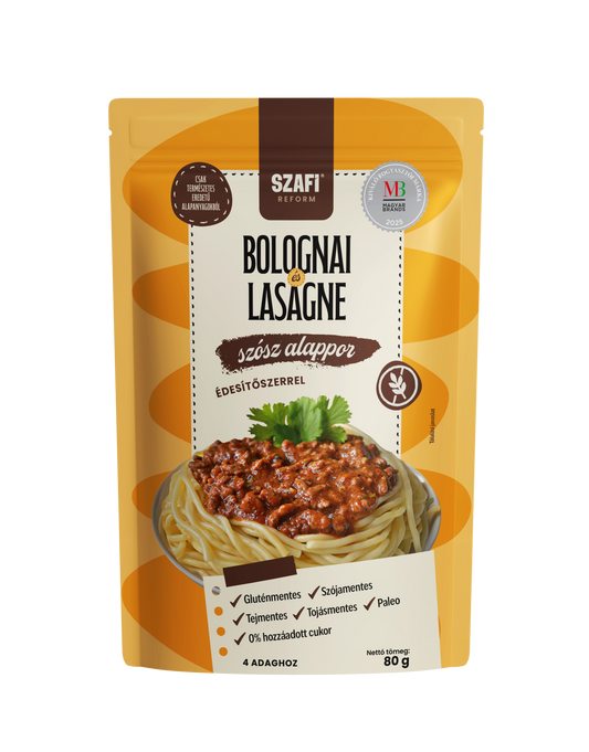 Szafi Reform bolognai és lasagne szósz alap édesítőszerrel (gluténmentes, paleo) 80 g
