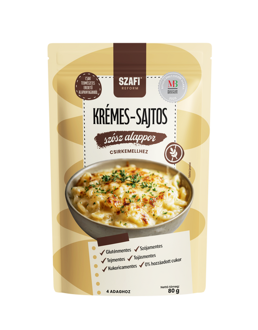 Szafi Reform Poralap "Krémes - sajtos" csirkemellhez (gluténmentes) 80 g