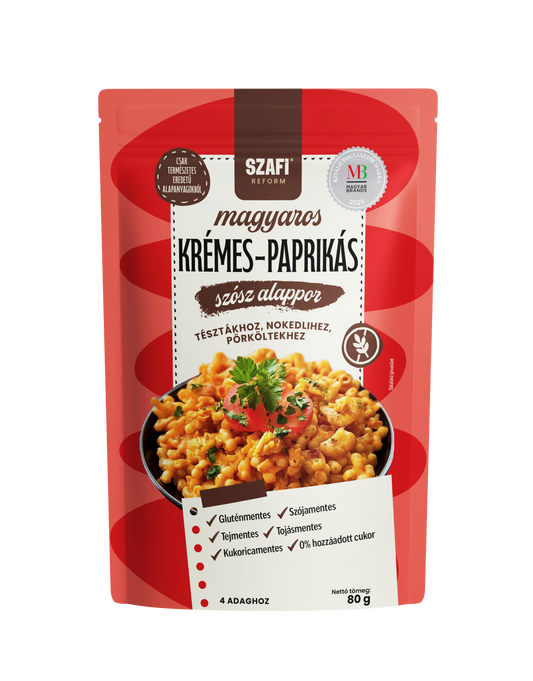 Szafi Reform magyaros krémes paprikás szósz alappor (gluténmentes, tejmentes, vegán) 80g