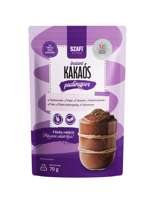 Szafi Reform Instant kakaós pudingpor (gluténmentes) 70g