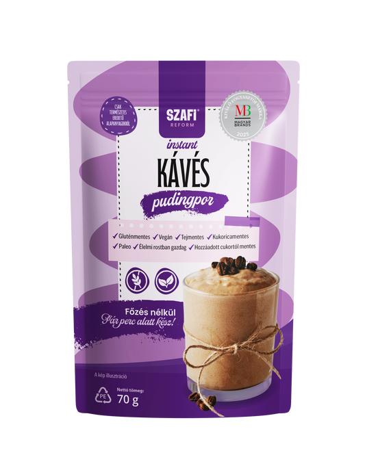 Szafi Reform Instant kávés pudingpor (gluténmentes) 70g
