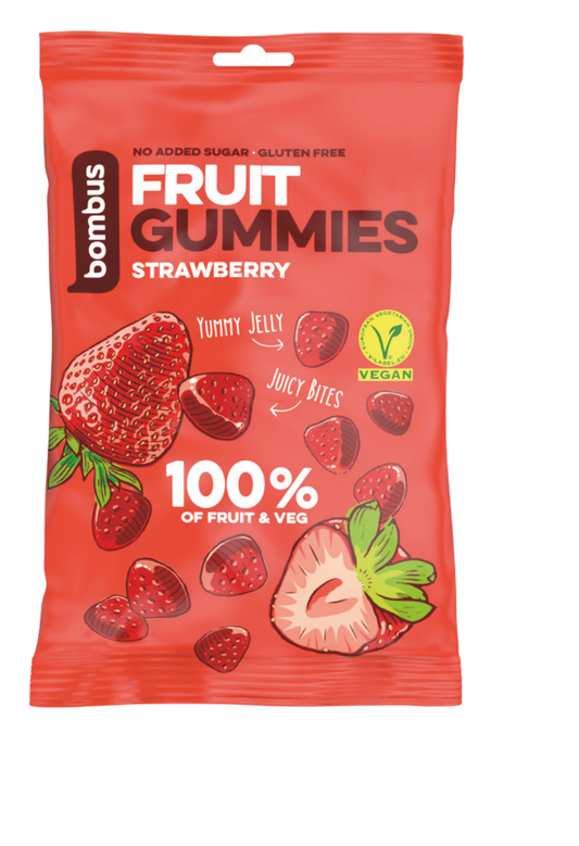 Bombus Fruit Energy gummies epres gyümölcscukorkák 35g (gluténmentes)