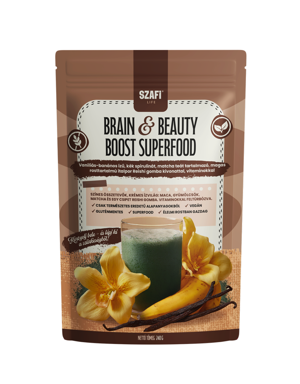 Szafi Life Brain & Beauty Boost superfood 240g (gluténmentes)